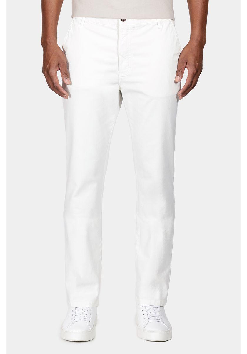 Calça Aramis Chino Básica Off White - 1