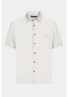 Camisa Aramis Manga Curta Regular Com Bolso Off White - 6
