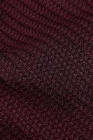 Tricot Aramis Manga Longa Viscose Jacquard Bordeaux - 5