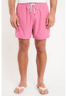 Shorts Aramis de Elástico Mescla Color Rosa