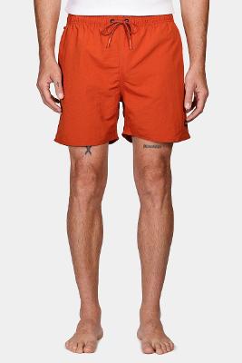 Shorts Aramis de Elástico Básico Color Laranja Ferrugem