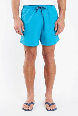 Shorts Aramis de Elástico Básico Color Aqua