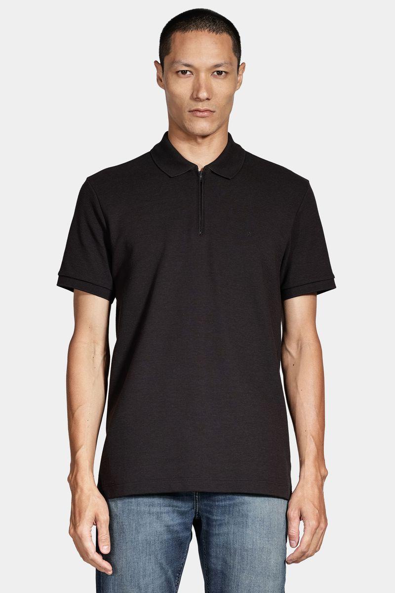 Polo Aramis Shirt Ottoman Preto - 1