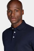 Polo Aramis Shirt Mercerized Cotton Piquet Azul Marinho - 3