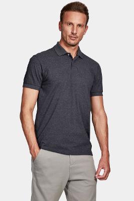 Polo Piquet Mescla Marinho