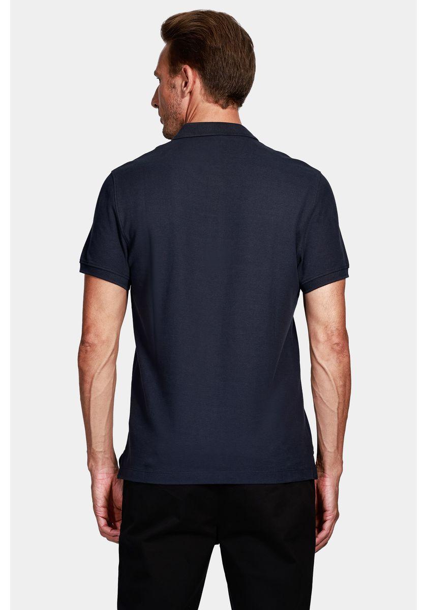 Polo Aramis Piquet Básica Marinho - 4