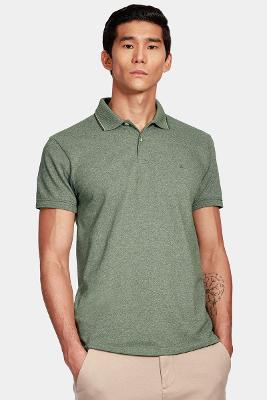 Polo Malha Moline Frisos Verde Musgo