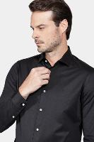 Camisa Aramis Slim Mercerizado Duplo Fio 70 Preto - 3
