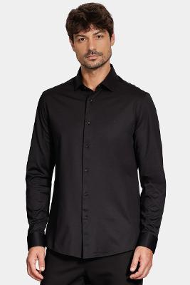 Camisa Aramis Slim Mercerizado Duplo Fio 70 Preto