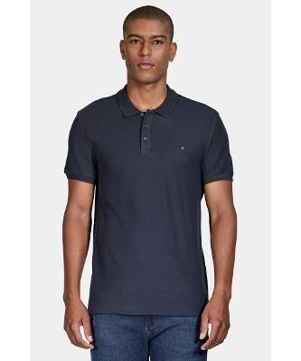 Polo Aramis Cotton Piquet Basic Marinho