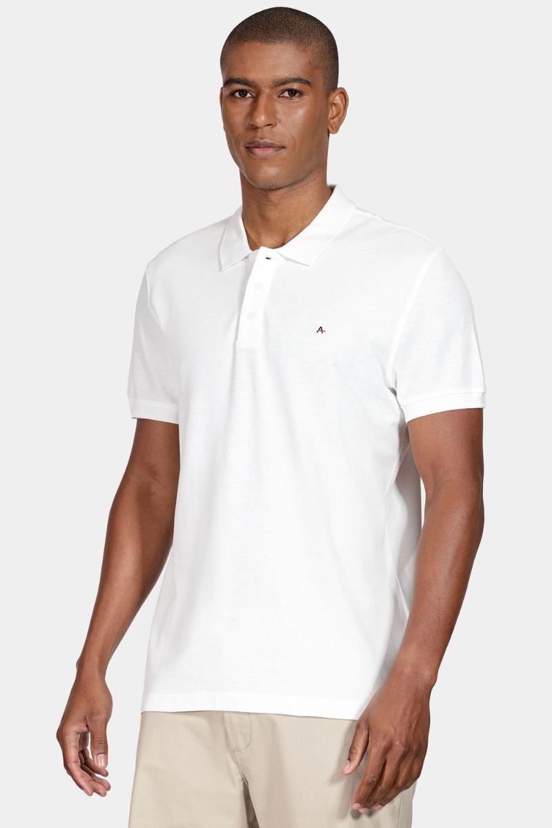 Polo Aramis Aramis Cotton Piquet Basic Branco - 1