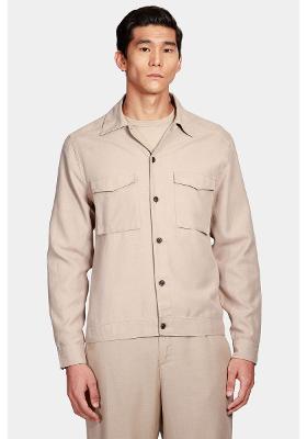 Camisa Aramis Manga Longa Overshirt Tencel Lenzing™ Cáqui