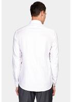 Camisa Aramis Manga Longa Slim Sarja Pima Stretch Branco