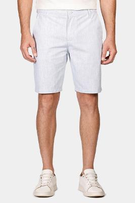 Bermuda Chino Flame Colors Azul Claro