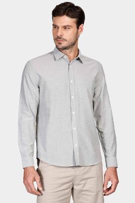 Camisa Aramis Regular Oxford Verde Militar