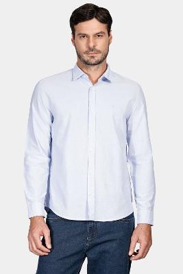 Camisa Aramis Manga Longa Regular Azul