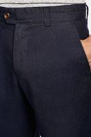 Bermuda Alfaiataria Linho Marinho - 3