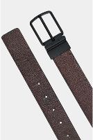 Cinto Aramis Couro Duplaface Preto e Marrom - 6