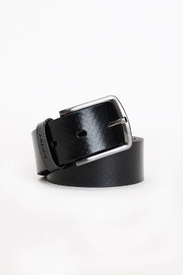 Cinto Aramis Couro Checkers Preto