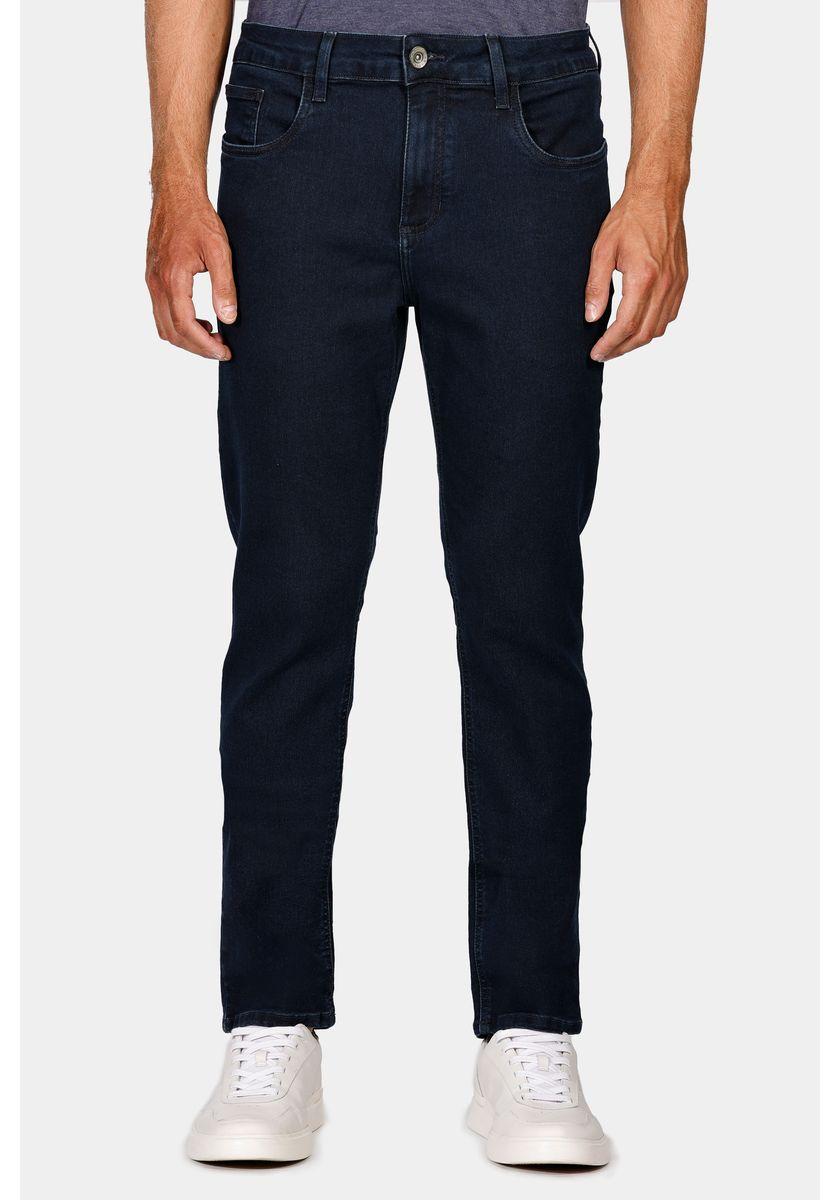 Calca Jeans Slim Basica Blue Azul - 1