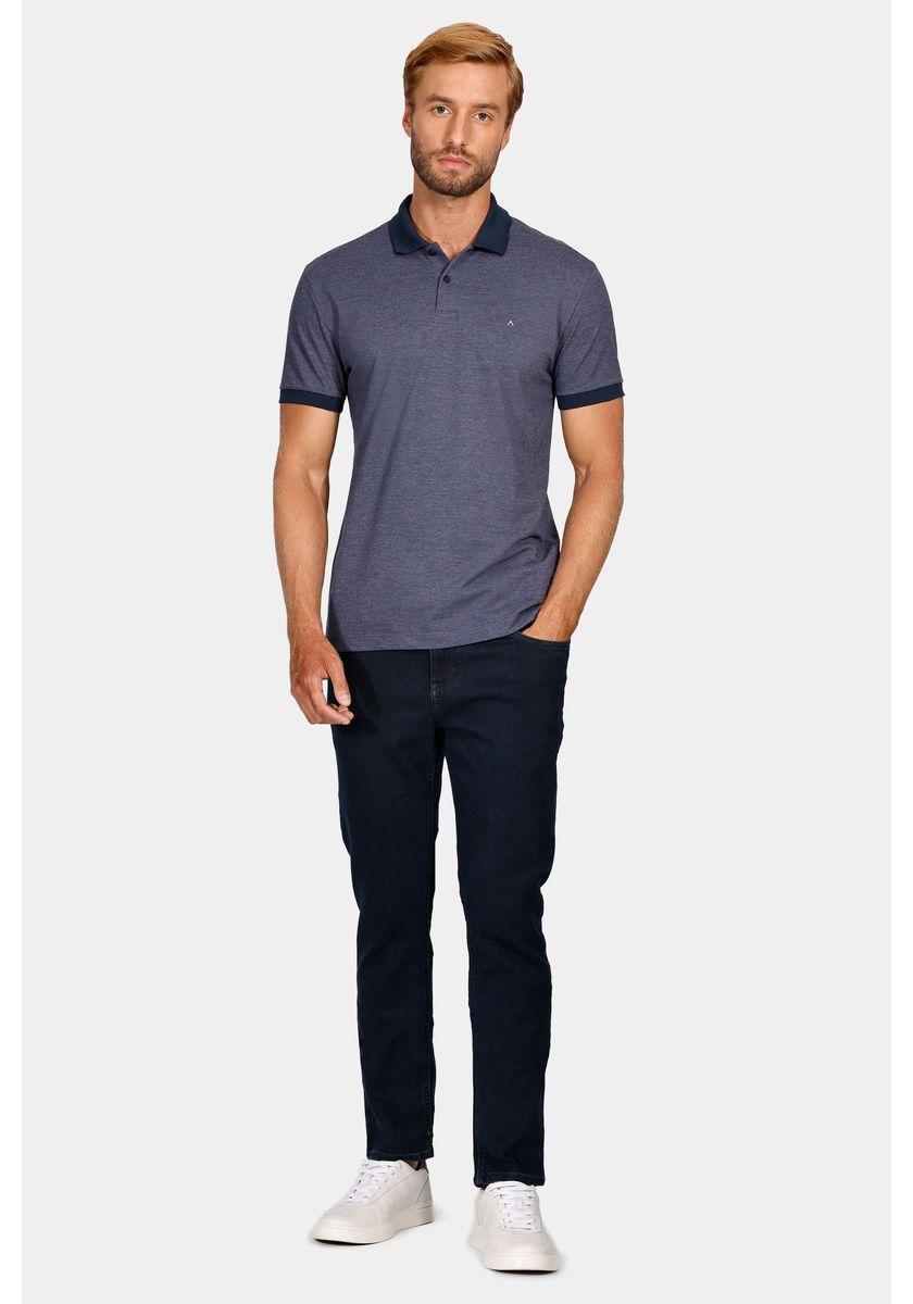 Calca Jeans Slim Basica Blue Azul - 2