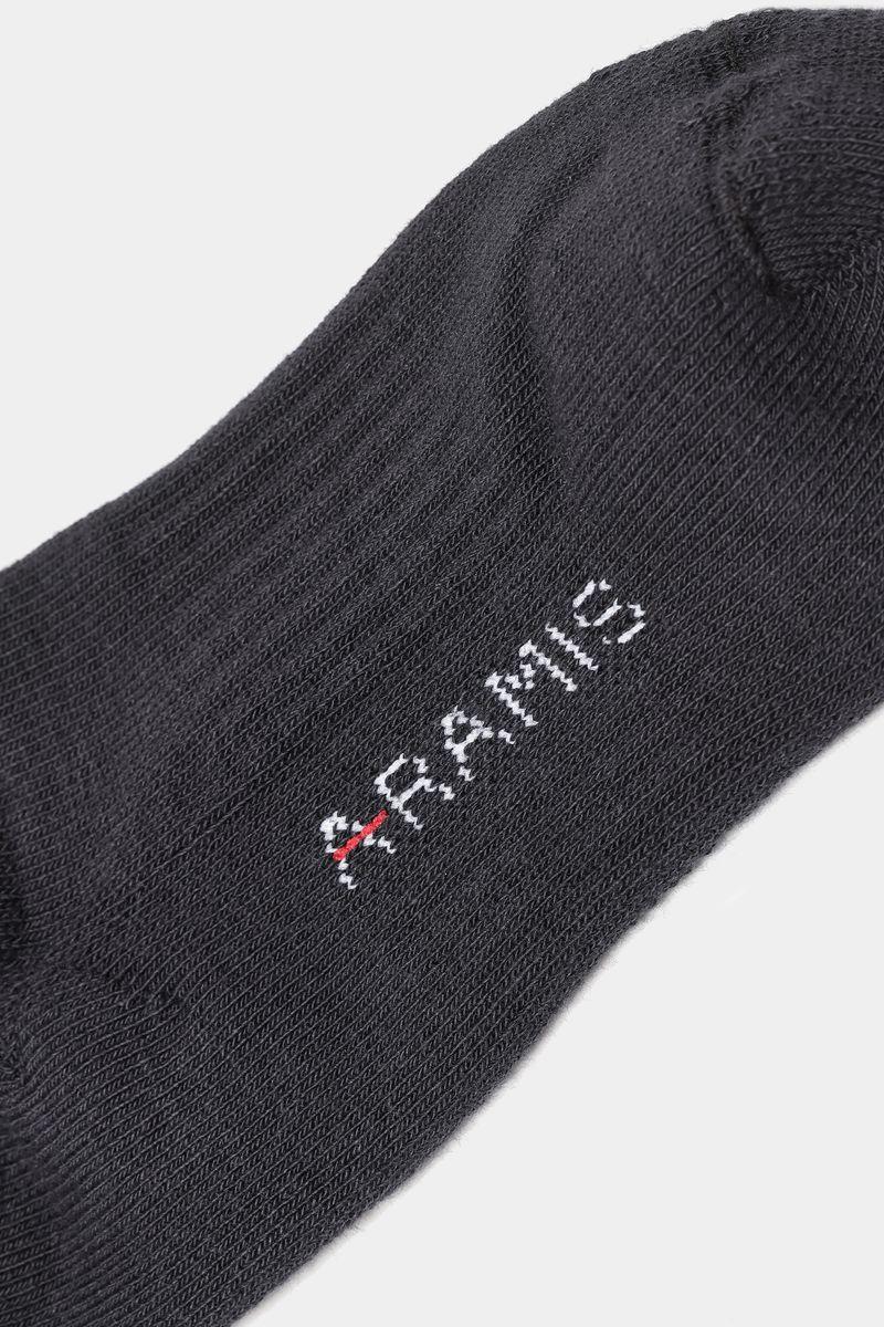 Meia Invisível Algodão Misto Preto - 2
