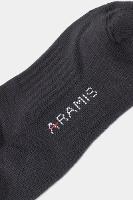 Meia Invisível Algodão Misto Preto - 2