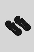 Meia Invisível Algodão Misto Preto - 3