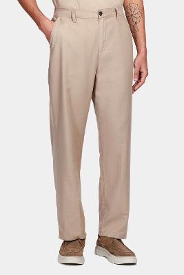 Calça Chino Ampla Blend Premium Cáqui