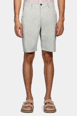 Bermuda Aramis Chino Clássica Mescla Verde