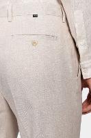 Calça Aramis Alfaiataria Linho Oxford Slim Cáqui