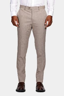 Calça Aramis Alfaiataria Super Slim Cáqui