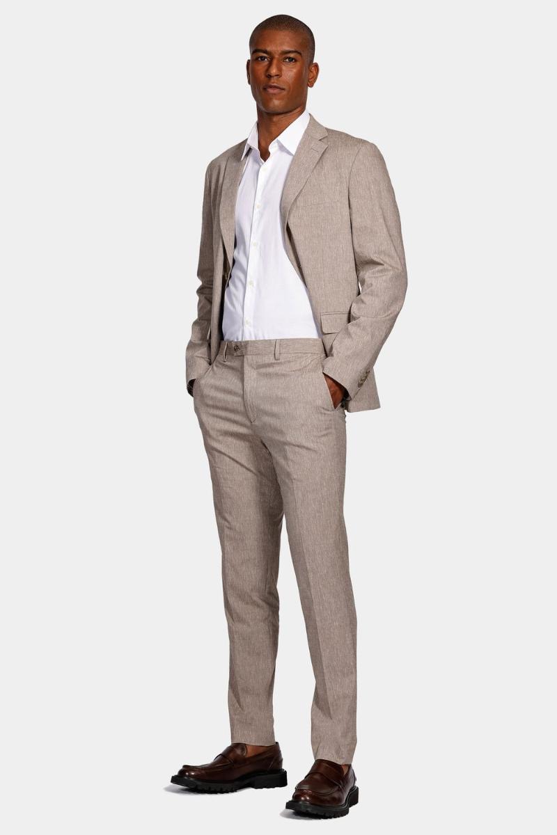 Calça Aramis Alfaiataria Super Slim Cáqui - 2