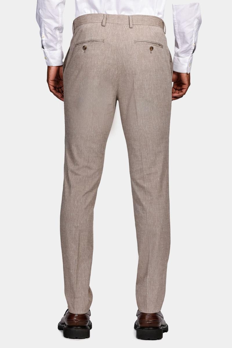 Calça Aramis Alfaiataria Super Slim Cáqui - 5