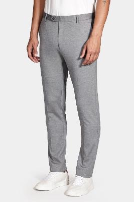 Calça Aramis Alfaiataria Malha Mescla Slim Cinza Mescla