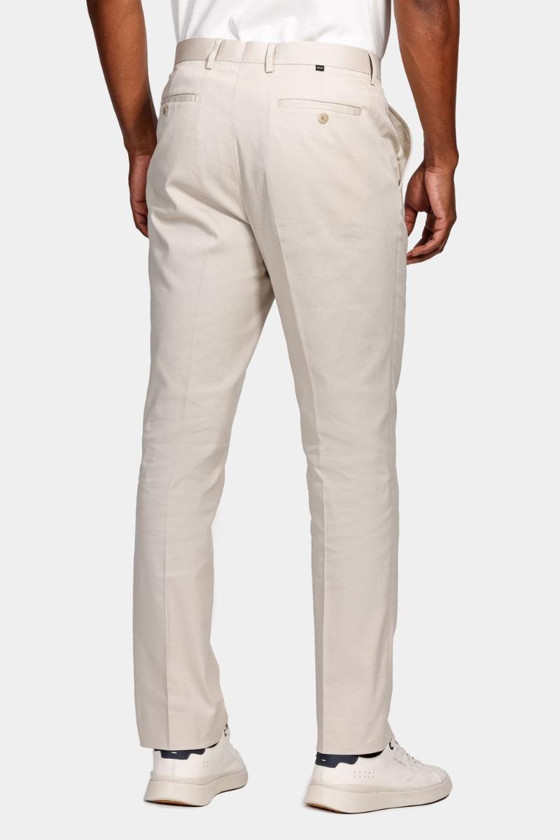 Calça Aramis Alfaiataria Canvas Super Slim Off White - 5