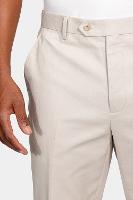 Calça Aramis Alfaiataria Canvas Super Slim Off White - 3