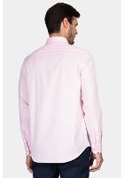 Camisa Regular Tricoline Maquinetada Fio 40 Rosa - 5
