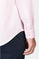 Camisa Regular Tricoline Maquinetada Fio 40 Rosa - 10