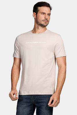 Camiseta Aramis Bold Espelhado Cáqui Pedra
