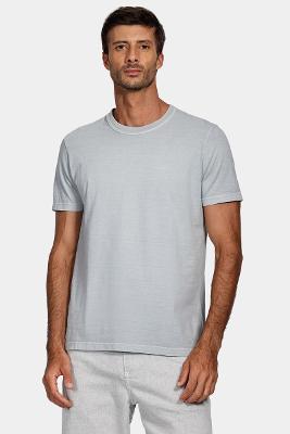 Camiseta Aramis Cortado Stone Cinza Prata
