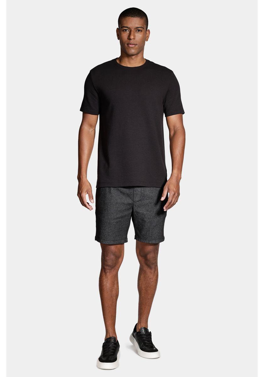 Camiseta Aramis Aramis Basica Com Textura Ottoman Preto - 2