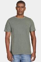 Camiseta Aramis Manga Curta Tinturada Verde Militar - 1