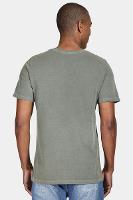 Camiseta Aramis Manga Curta Tinturada Verde Militar