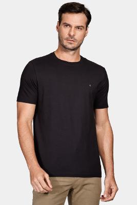 Camiseta Aramis Básica Manga Curta Preto