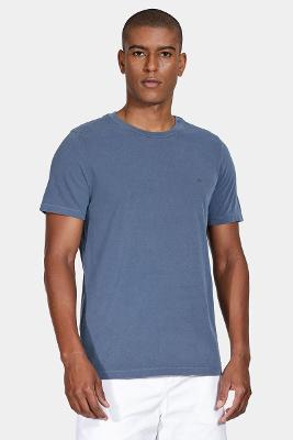 Camiseta Aramis Manga Curta Tinturada Marinho