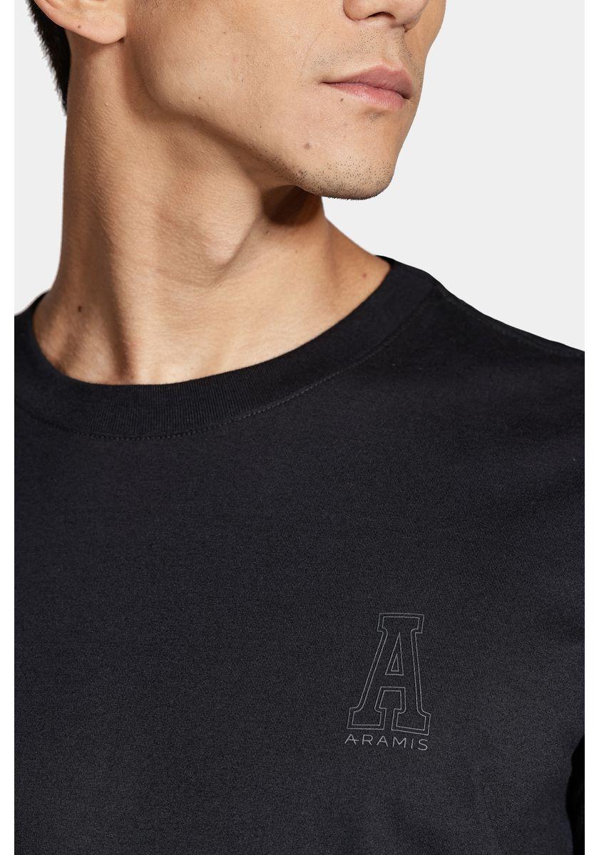 Camiseta Manga Curta Aramis Preppy Preto - 3