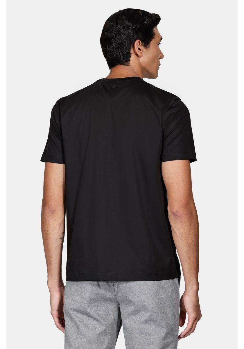 Silk Aramis Blend Modal T-Shirt Marinho - 1