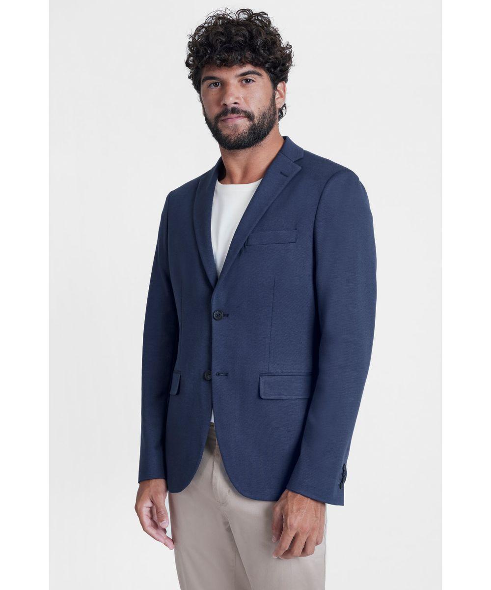 Paleto Aramis Malha Super Slim Az Marinho Marinho - 1