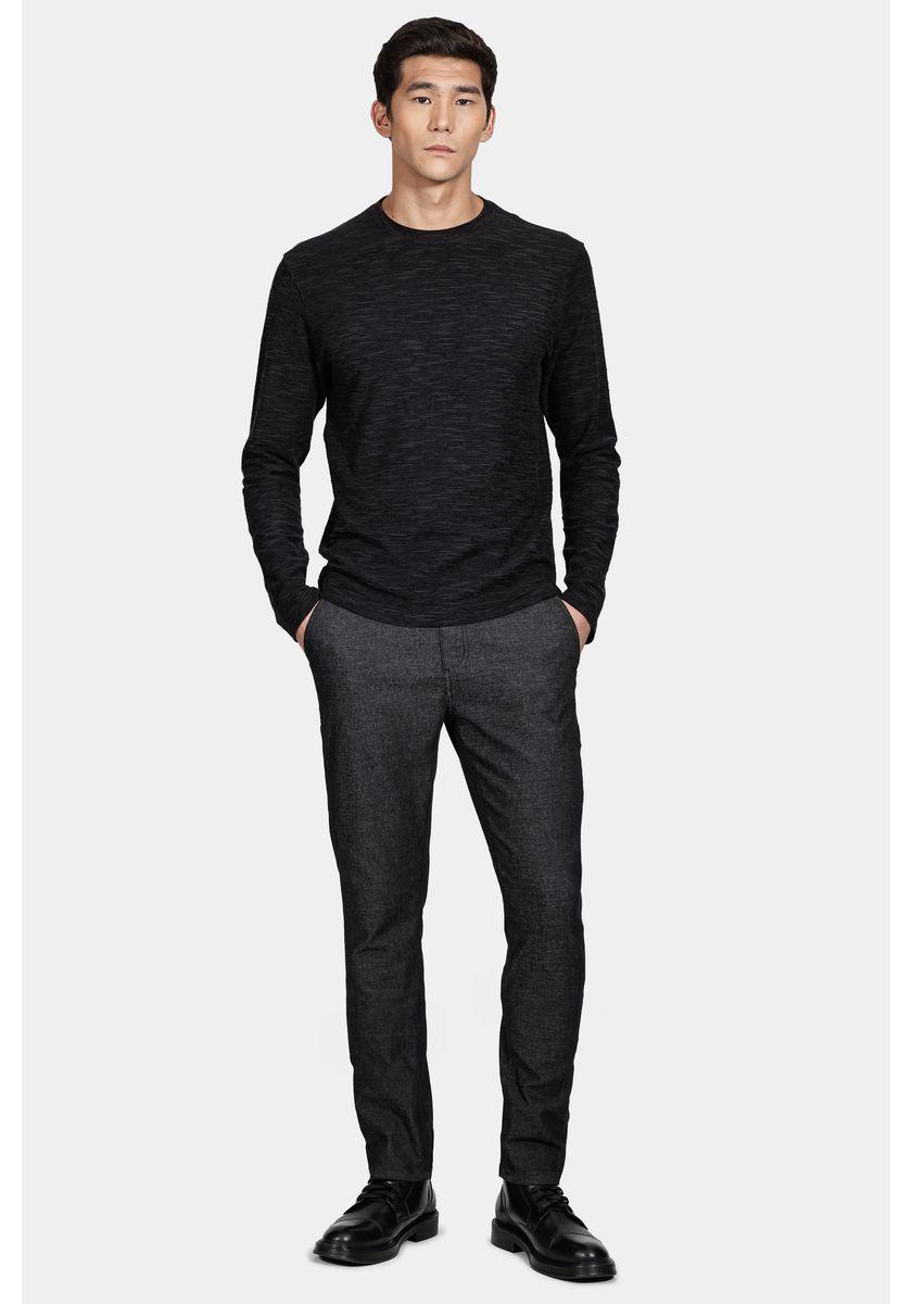 Calça Chino Bolso Faca Moline Preto - 2